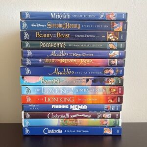 Disney Animated Movie DVD Collection (14 DVD Bundle)